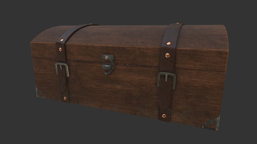 Wooden Chest - 3D model by CGGallowitsch [2691540] - Sketchfab