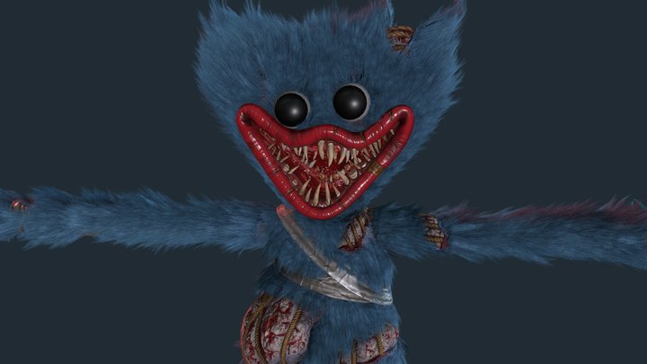 Poppy Playtime (Chapter 5) - Withered Huggy – Free 3D Model STL