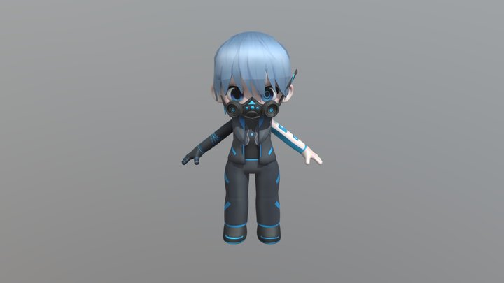 캐모 3D Model