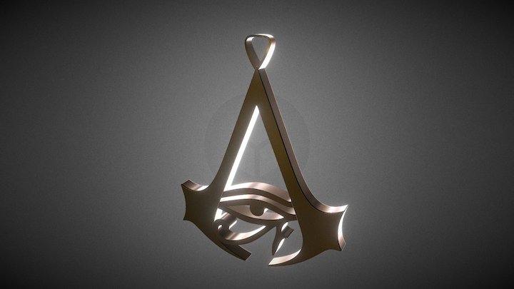 Assassin's Creed Pendant 3D Model