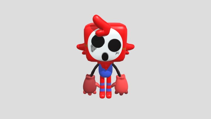 Shy guy goob 3D Model