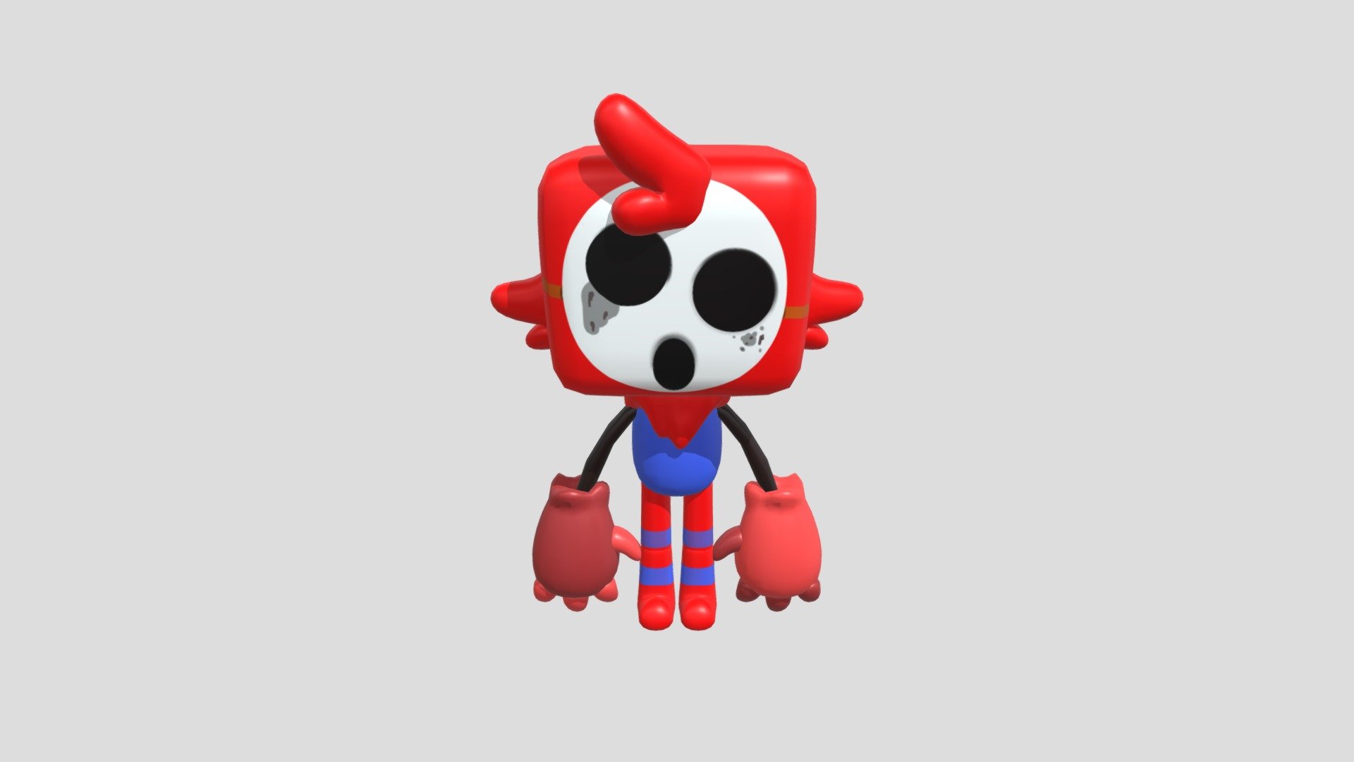 Shy guy goob - Download Free 3D model by ⏤͟͟͞͞ B⃝1RD⃞ ⏤͟͟͞͞ ...
