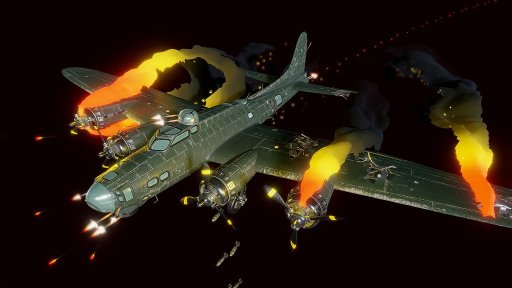 Crash of a B-17
