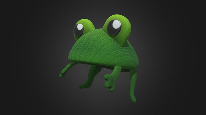 Frog Hat For TikTok Effect House – Modello 3D gratuito STL