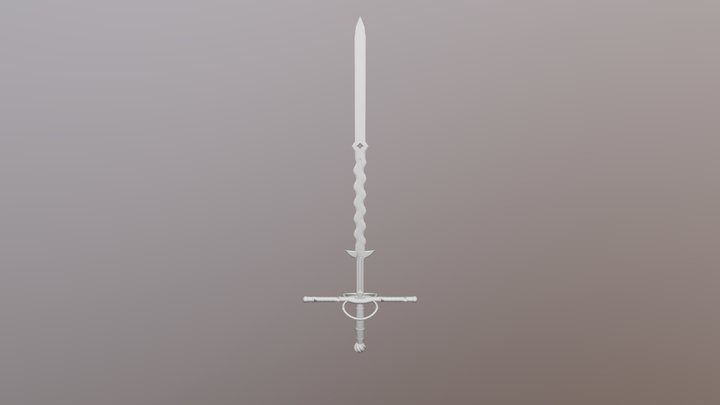 Zweihander 3D Model
