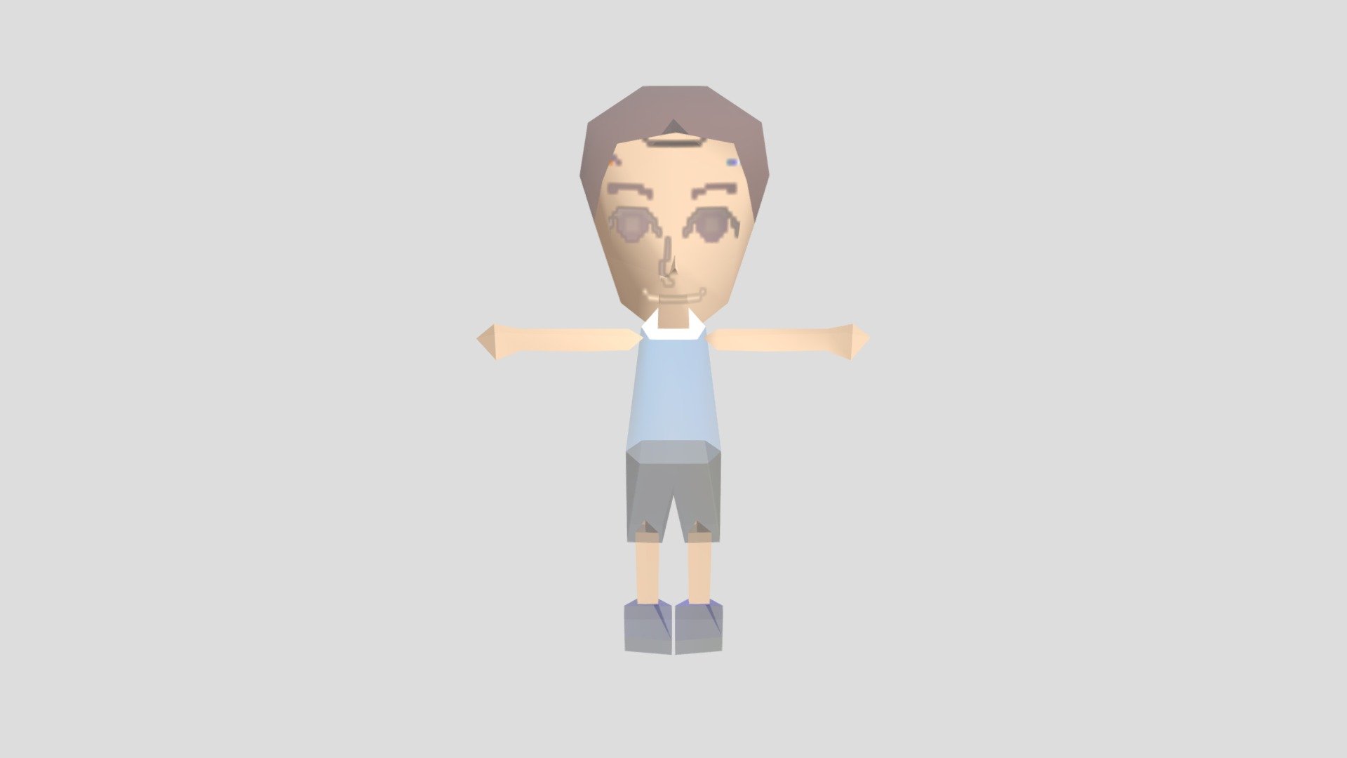 DS DSi - Personal Trainer Walking - Fake Mii 1 - Download Free 3D model by  cristofertadeoluna [2694a9f] - Sketchfab