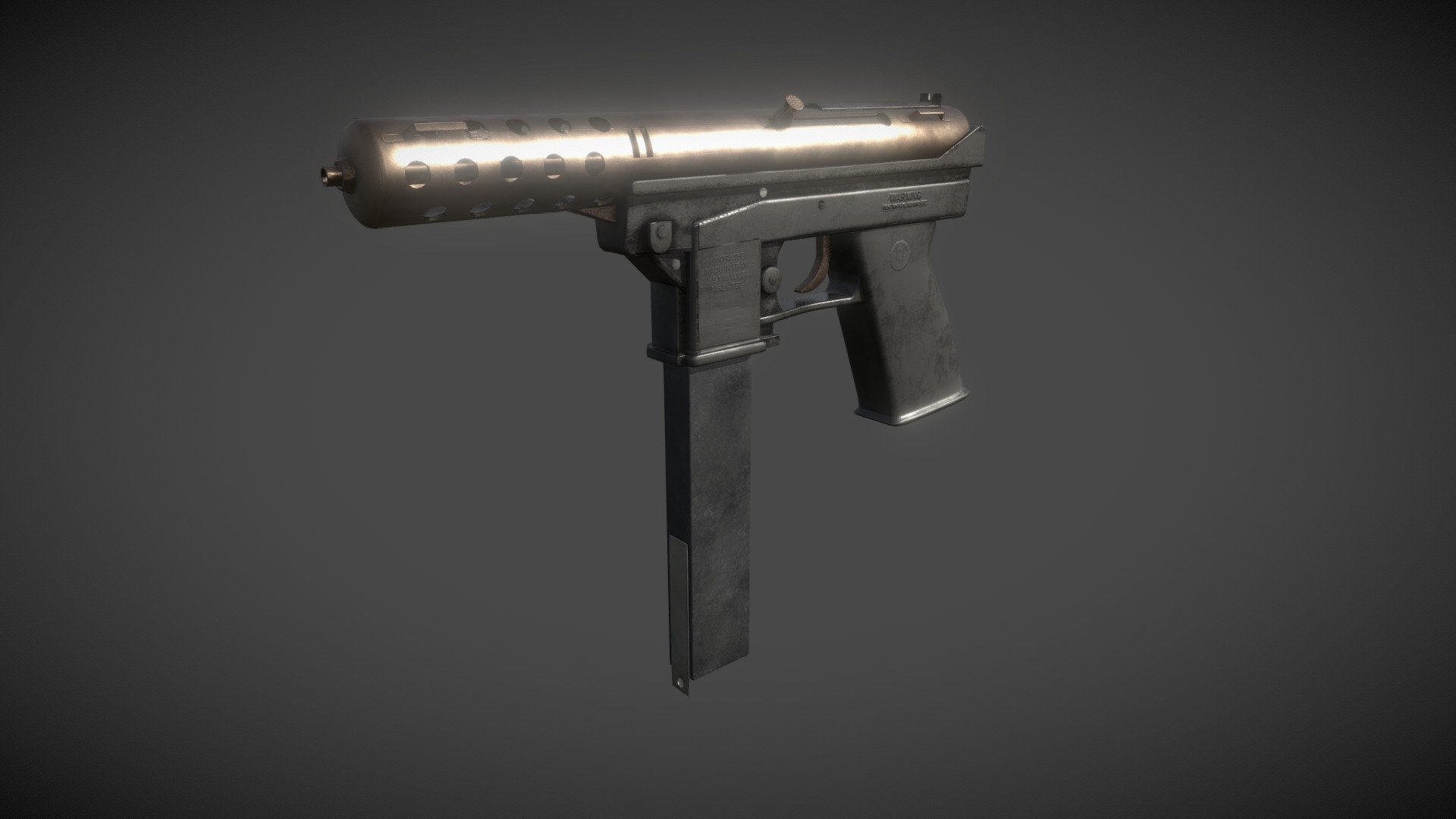 TEC-9 - 3D model by brantlacoste [269549f] - Sketchfab