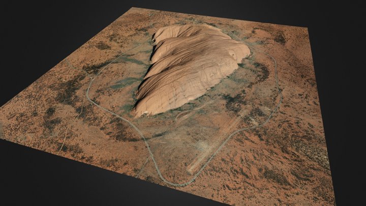 Uluru 3D Model