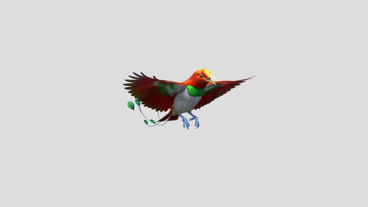 Crimson Firebird – Modelo 3D gratuito STL