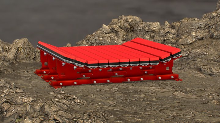 Cuna de Impacto Modular 3D Model