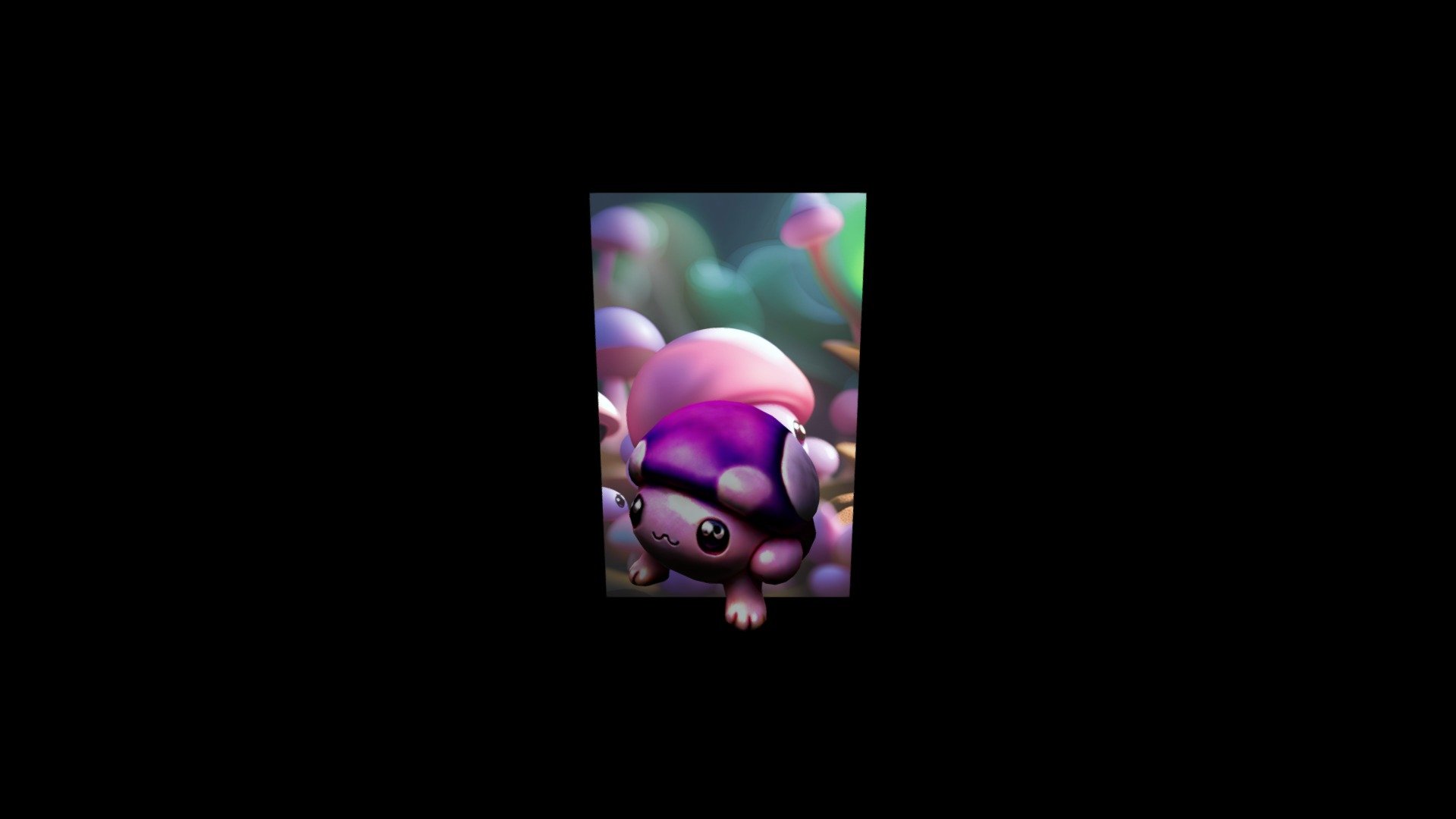there is a small pink octopus with a pink hat o - Download Free 3D ...