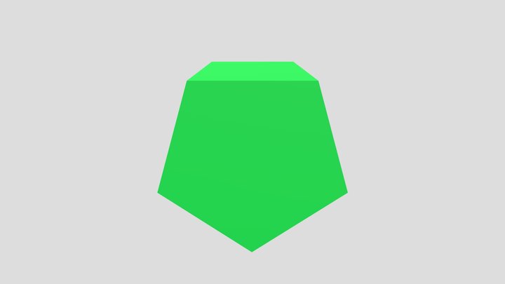 五角柱 3D Model