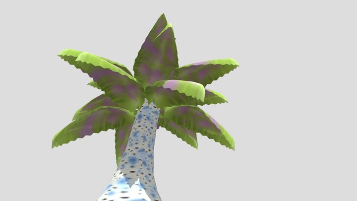 Alien Palm Tree 3D Model