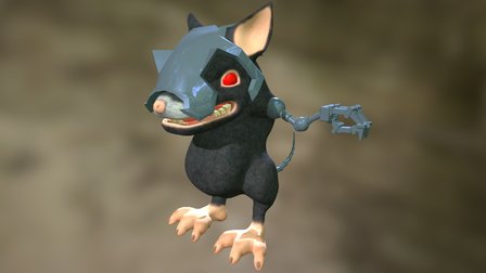 Jerif the Rodent Warrior 3D Model