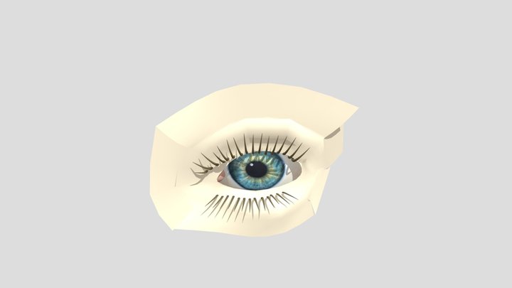 Ojo mejorado y renovado 3D Model