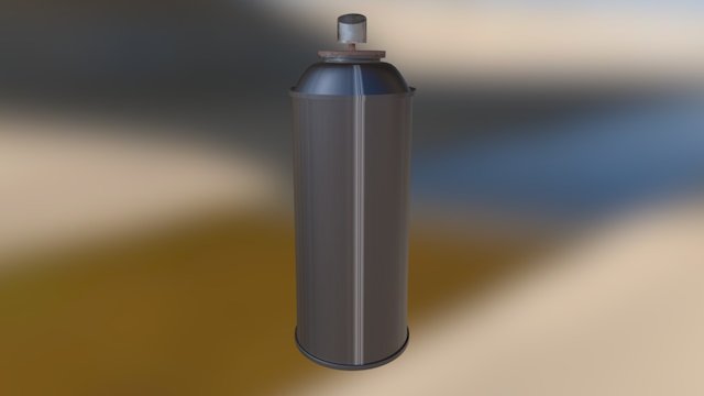 spraypaint can texture 3D Model