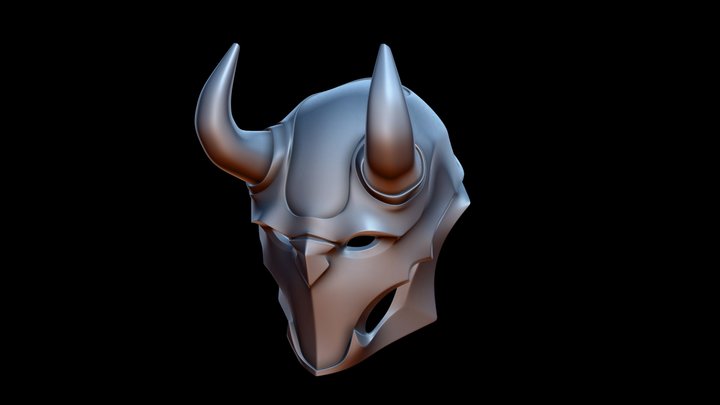 Leage Of Legends Blood Moon Jhin Mask STL 3D Model