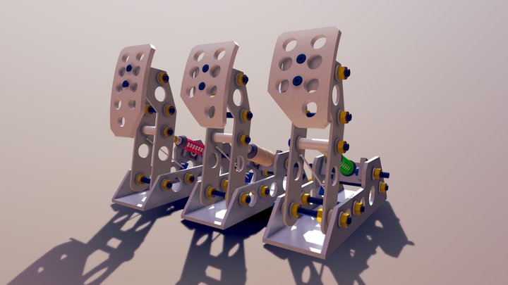 New Race Car Pedals – Gratis 3D-model STL