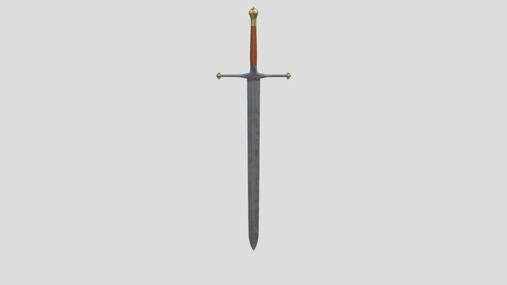 The Ice - Valyrian Steel Sword 3D Model
