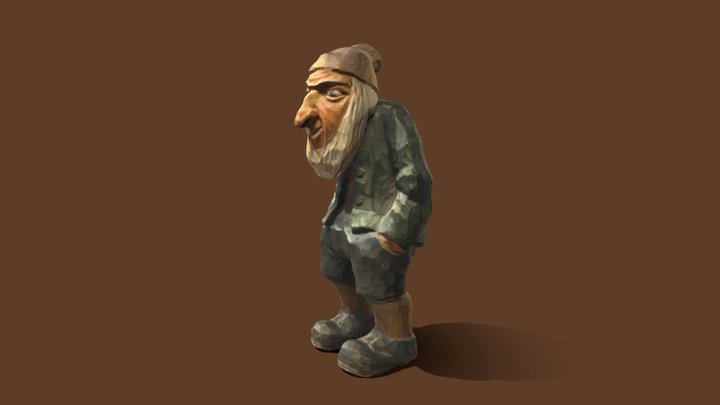 Norwegian villager 3D Model