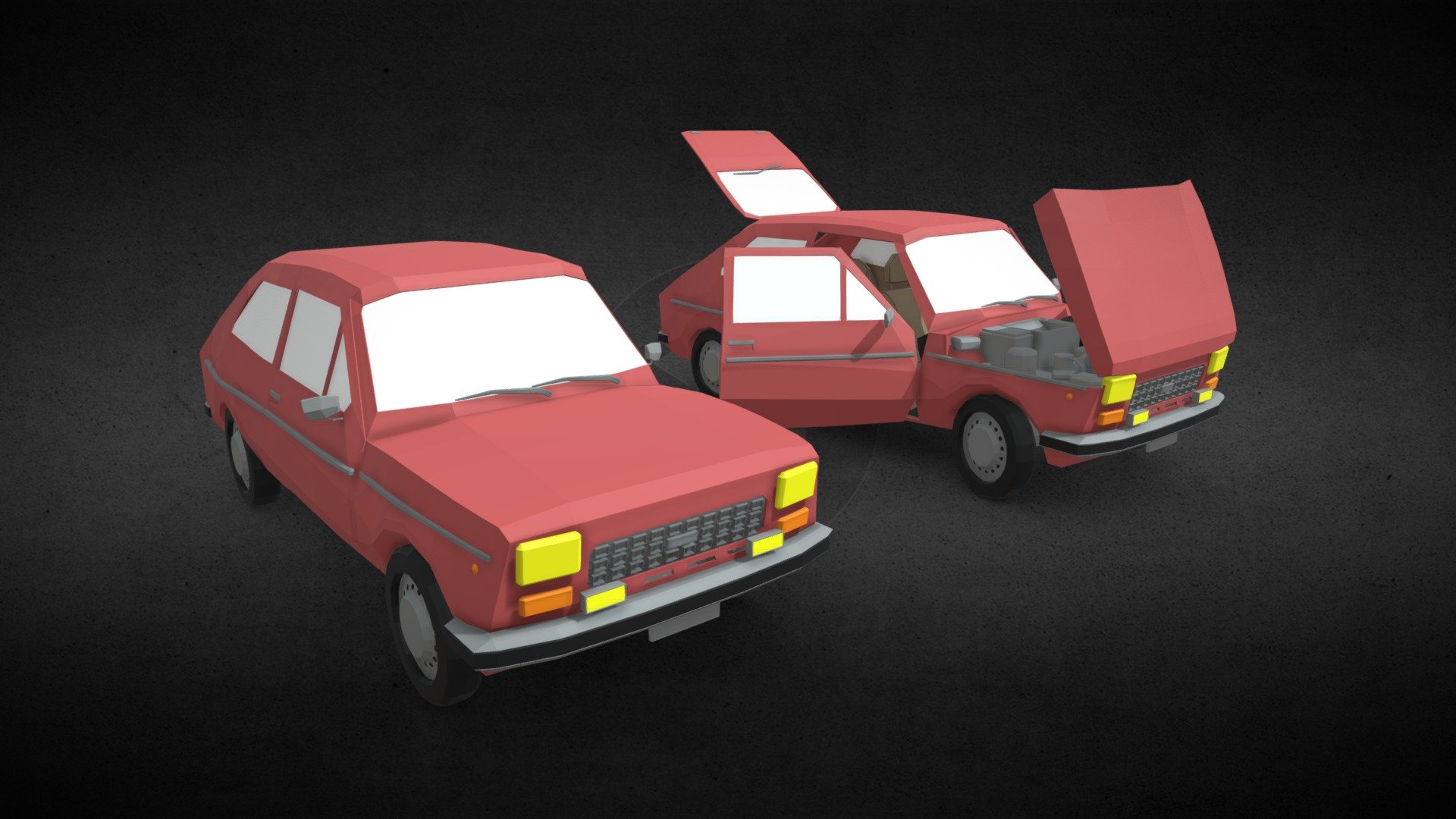 Fiat 127 - 3D model by Deumart [269fb67] - Sketchfab