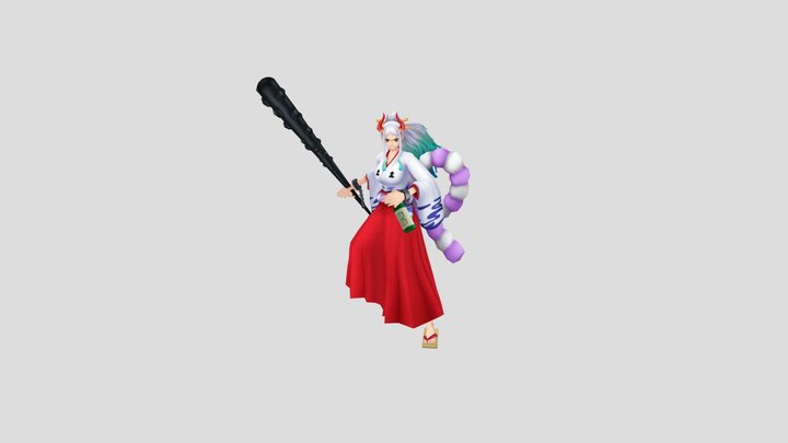 one piece bounty rush Yamato 3D Model