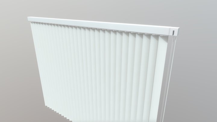Vertical Window Blind + Maya File (V-Ray) 3D Model