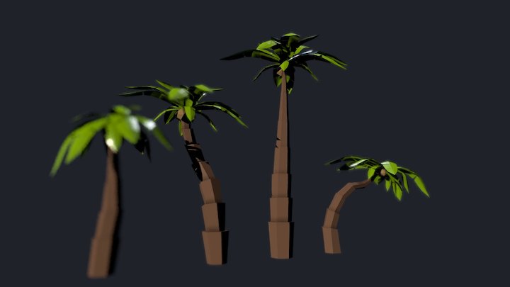 Palms 3D Model