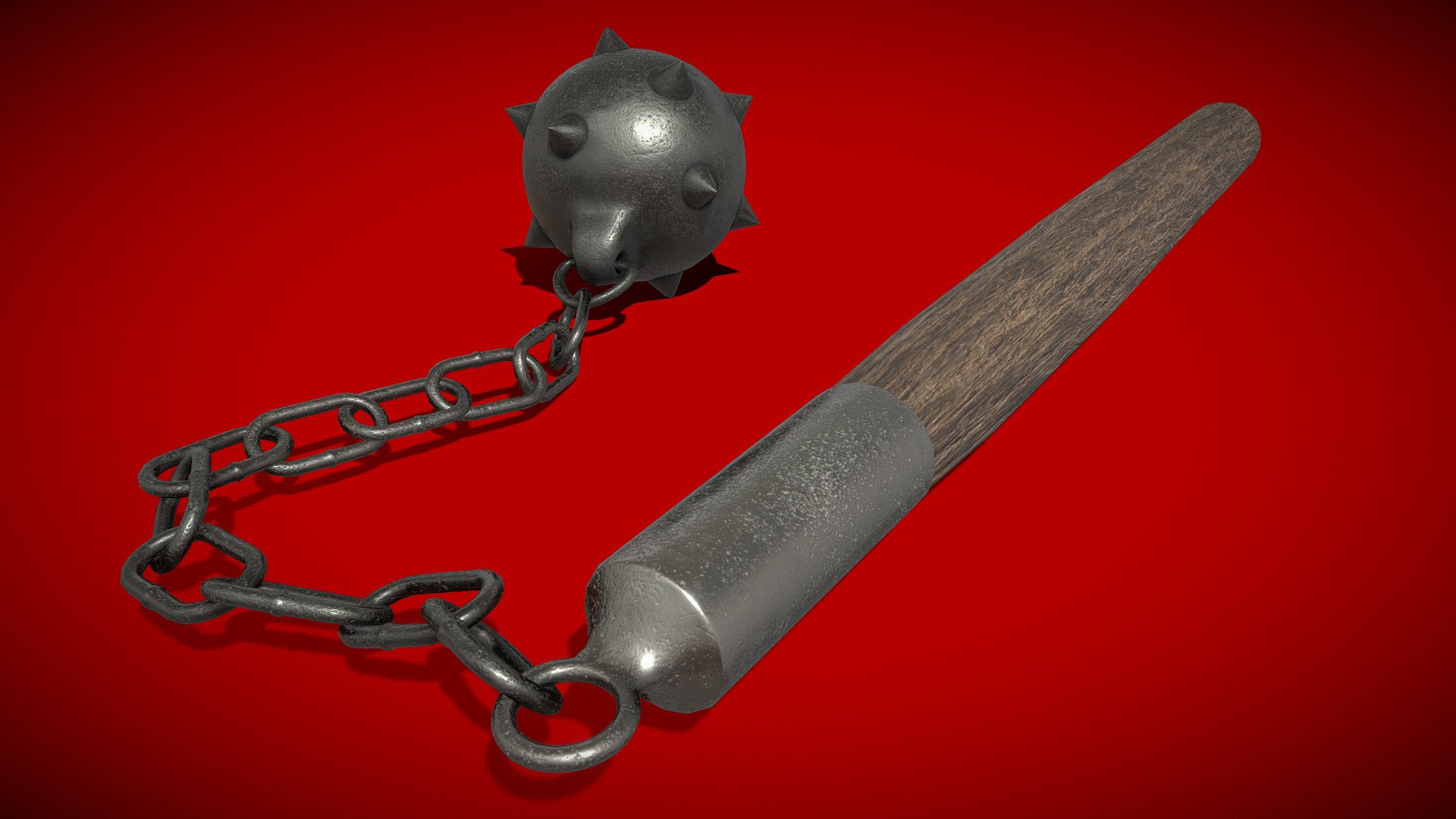 Mace and Chain Buy Royalty Free 3D model by PlayTheMaster [26a15a2