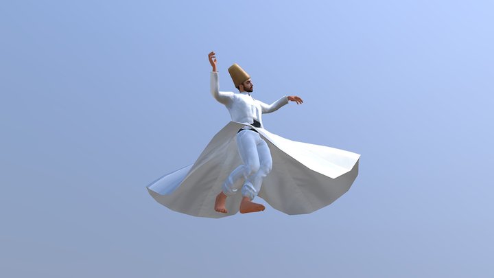 3D model Turkish Dervish 3D Model