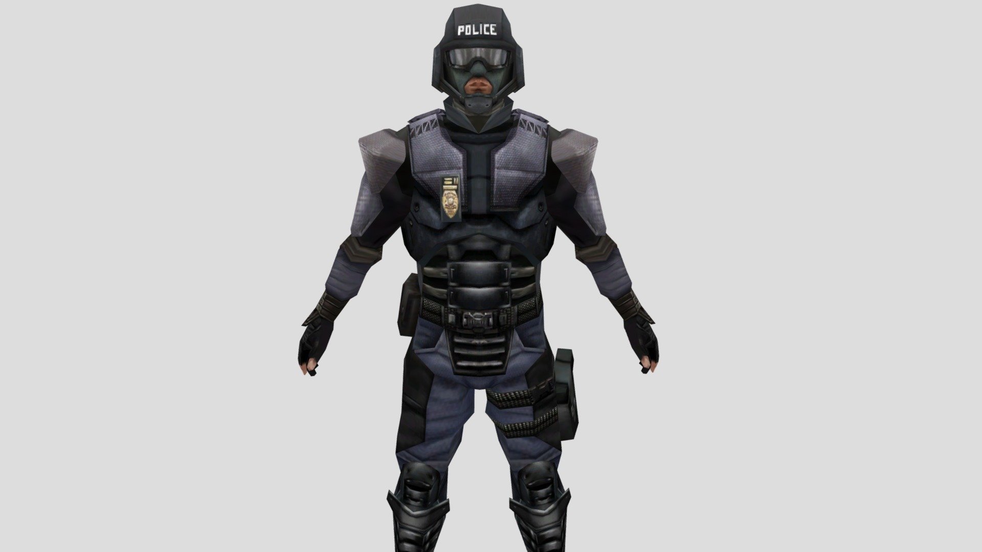 Police - Download Free 3D model by Nappa Saiyan (@NappaSaiyan) [26a4369 ...
