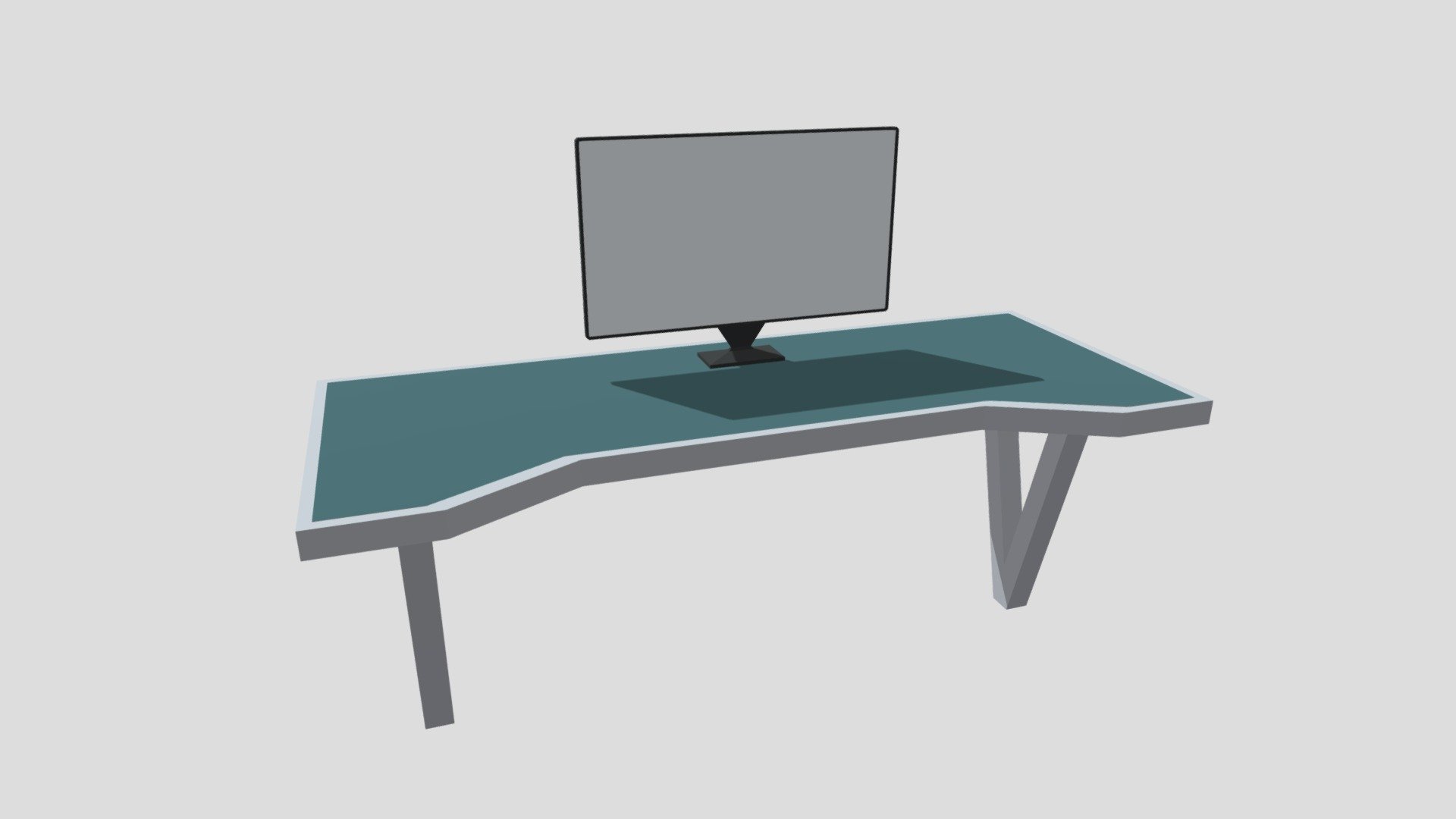 lowpoly office 3D model by daku720 [26a45a2] Sketchfab