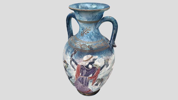 Greek vase. 3D Model