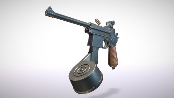 Bahkauv Pistol 3D Model