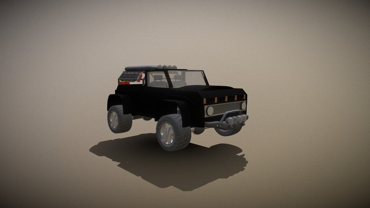 S/P Retro pickup overlander 3D Model