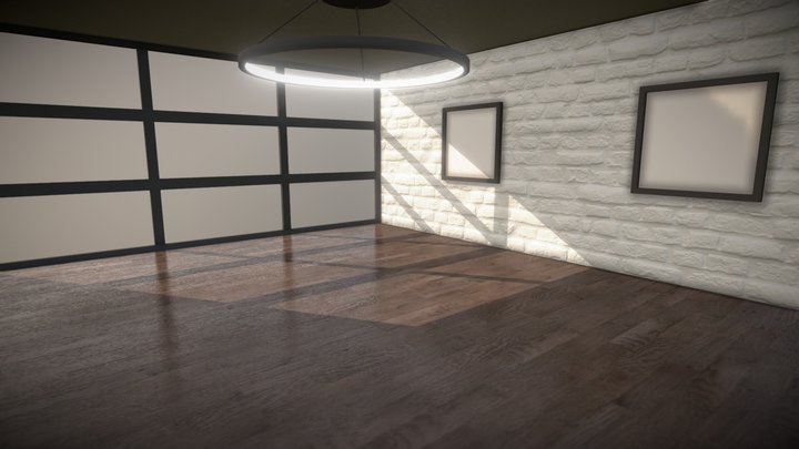 White-room1 3D Model
