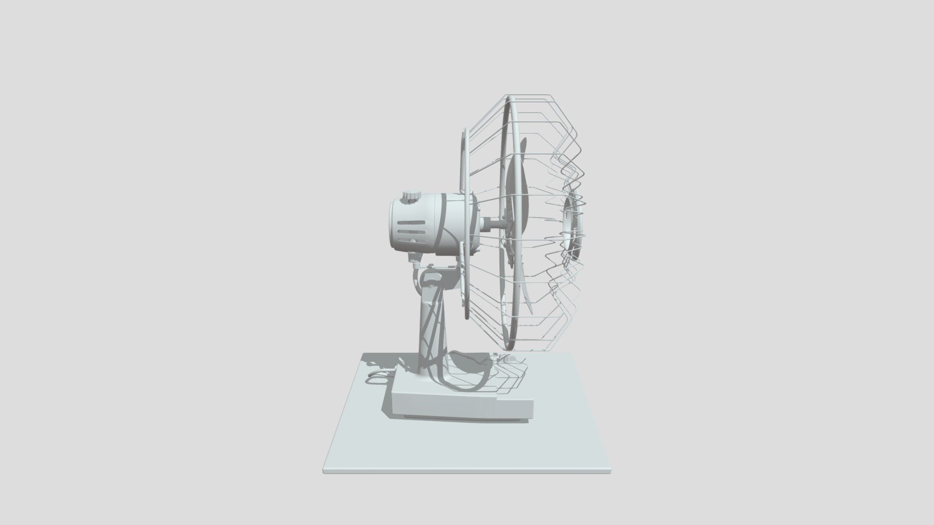 Table Fan 3D model by MarianoRodriguez [26a7c72] Sketchfab