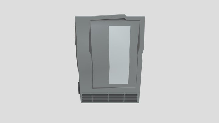 Broken Tape Recorder 3D Model