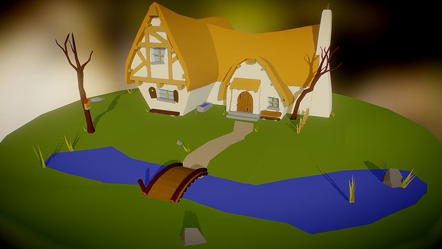 Dwarfs House 3D Model