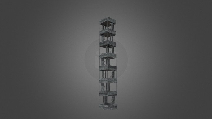 Fire Tower 3D Model