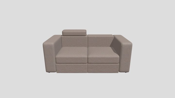Sofa with headrest By IKEA Company 3D Model