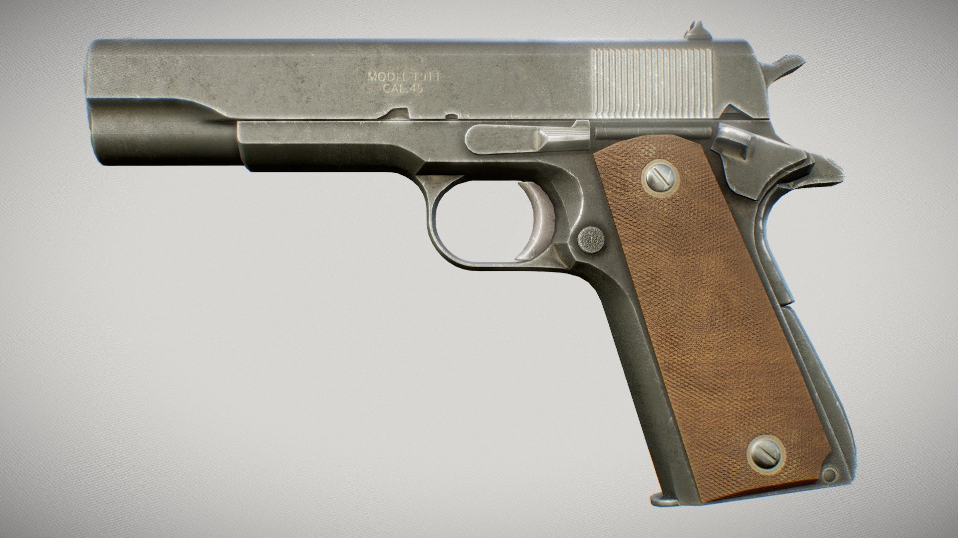 Colt M1911 - Download Free 3D model by Ole Gunnar Isager (@FrenchBaguette) ...