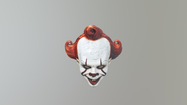 Pennywise Head (IT: Welcome to Derry) – Modello 3D gratuito STL