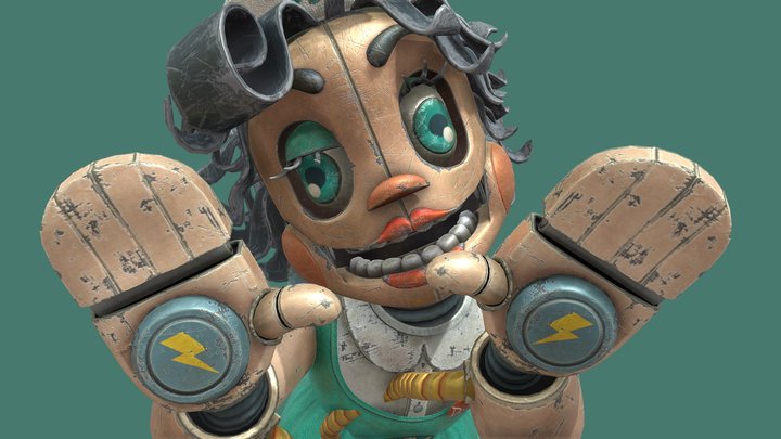 Fnaf SOTM Mimicked Nurse Dollie – Free 3D Model STL