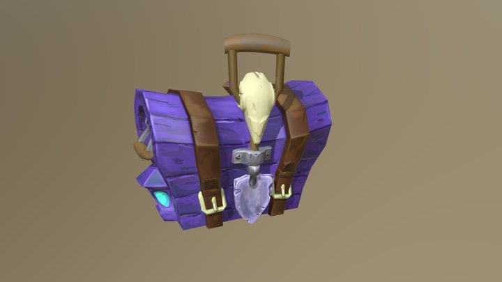 Treasure Chest 3D Model