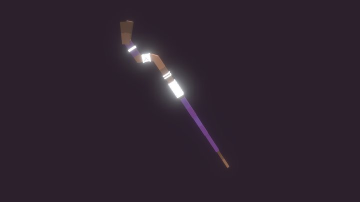 Magic Staff 3D Model