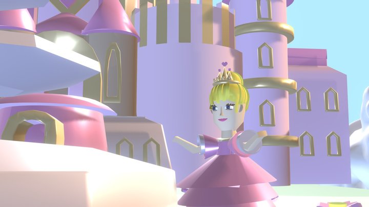 dream castle 3D Model