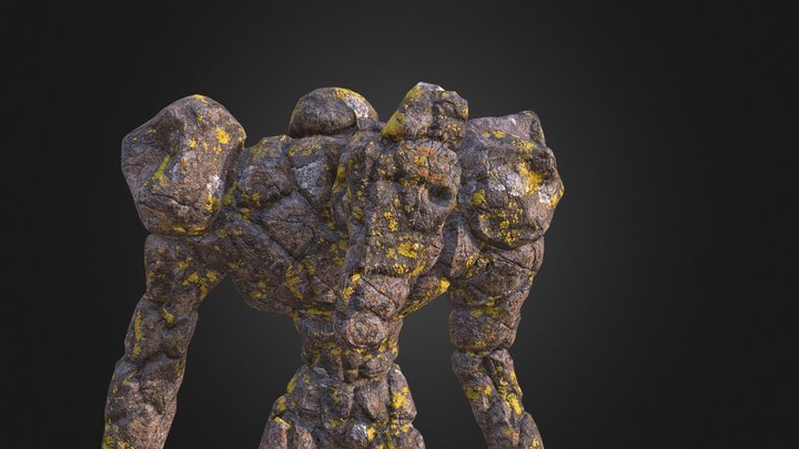 Rock Creature - "Athelson" 3D Model