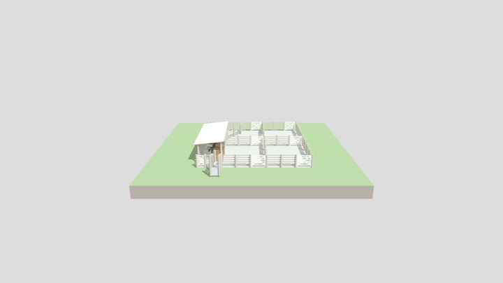 Projeto de Curral - Zona Rural 3D Model