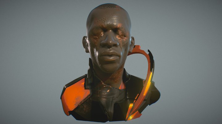 I am Ricochet. 3D Model